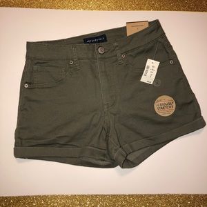 Aeropostale High Waisted Midi Shorts